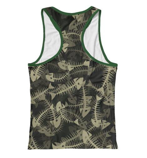 

Майки борцовки Print Bar, Белый, Fish Bones