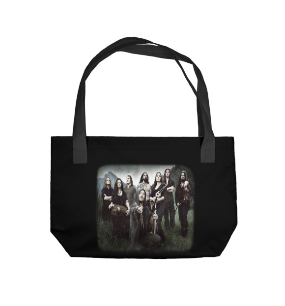 Пляжная сумка с изображением Eluveitie цвета 