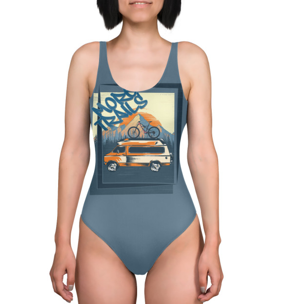 Купальник-боди с изображением More Trails цвета 