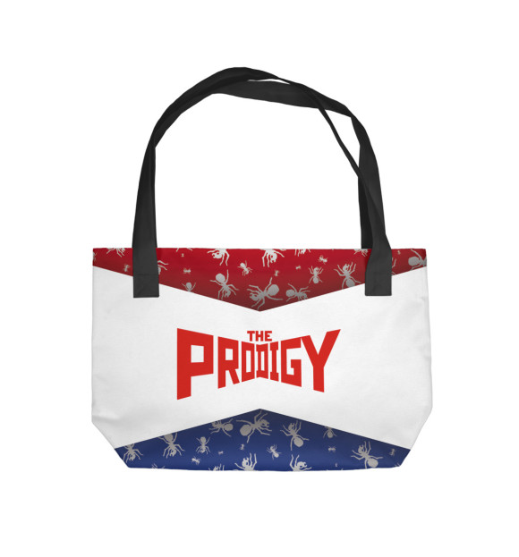 Пляжная сумка с притом Red Prodigy цвета  Пляжная сумка с изображением Red Prodigy цвета