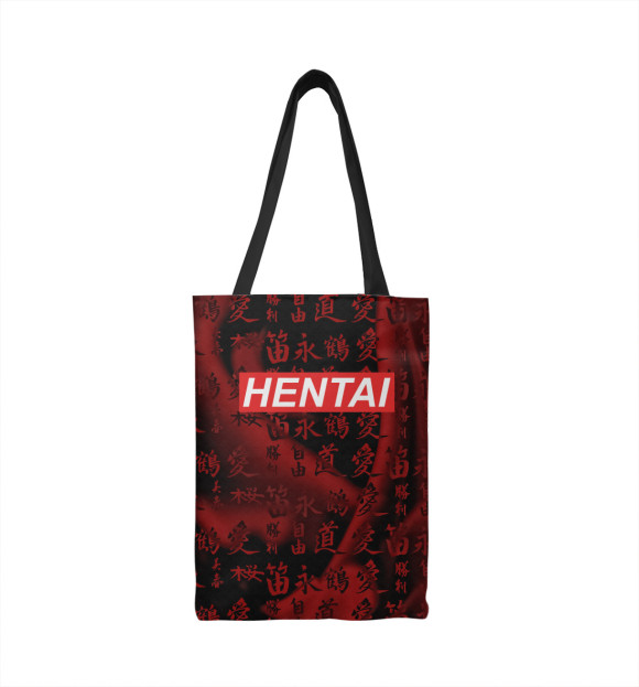 Сумка-шоппер с изображением Hentai цвета 