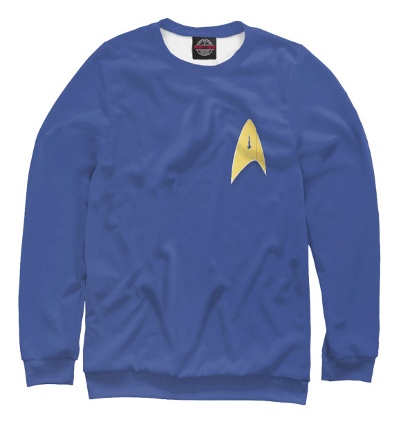 Женский свитшот с изображением Звёздный путь: Дискавери цвета Белый