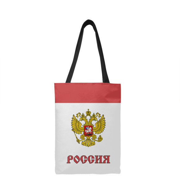 Сумка-шоппер с изображением Сборная России по хоккею цвета 