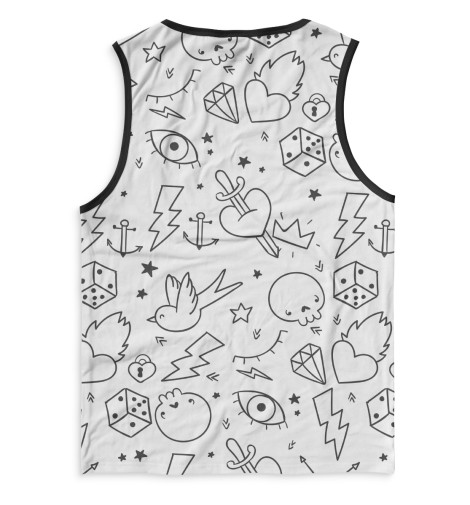 

Майки Print Bar, Белый, Bones