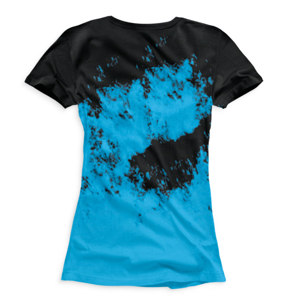 Женская футболка с изображением Лионель Месси цвета Белый