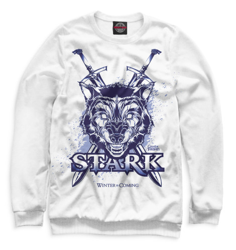 

Свитшоты Print Bar, Белый, Символ Старков