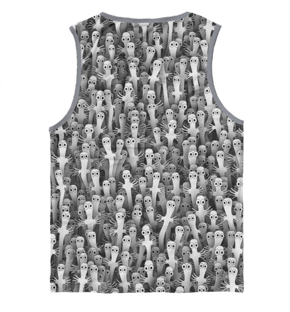 Мужская майка с изображением Хатифнатты цвета Белый