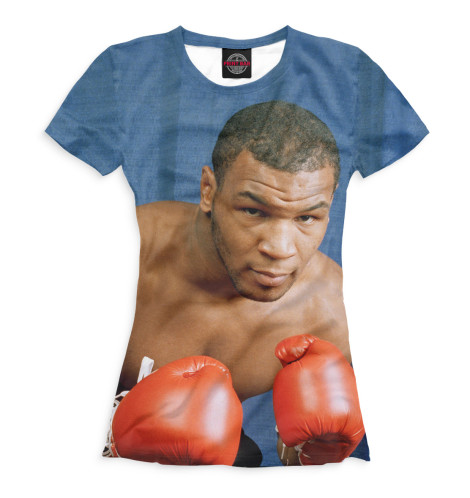 

Футболки Print Bar, Белый, Майк Тайсон