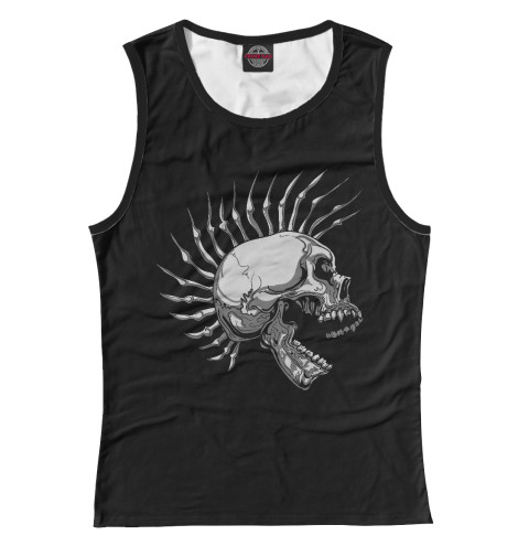 

Майки Print Bar, Белый, Hardcore Punk Skull