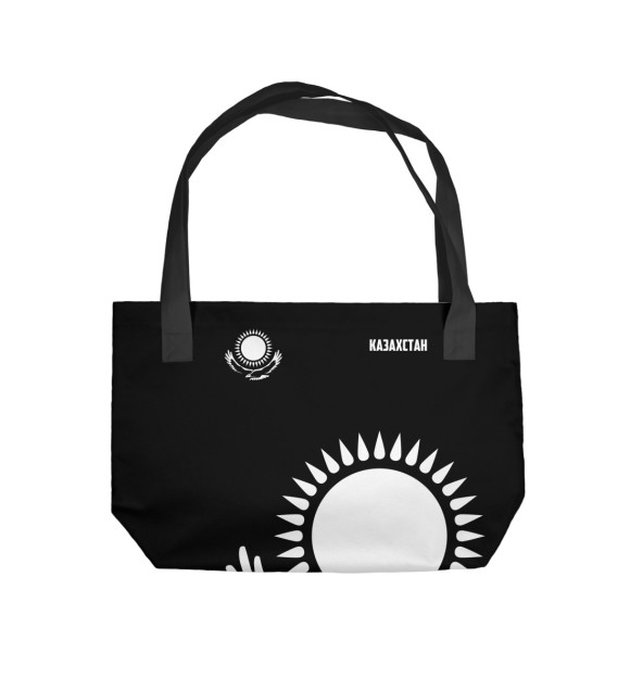 Пляжная сумка с изображением Казахстан цвета 