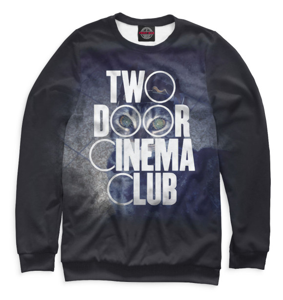 Свитшот для мальчиков с изображением Two Door Cinema Club цвета Белый
