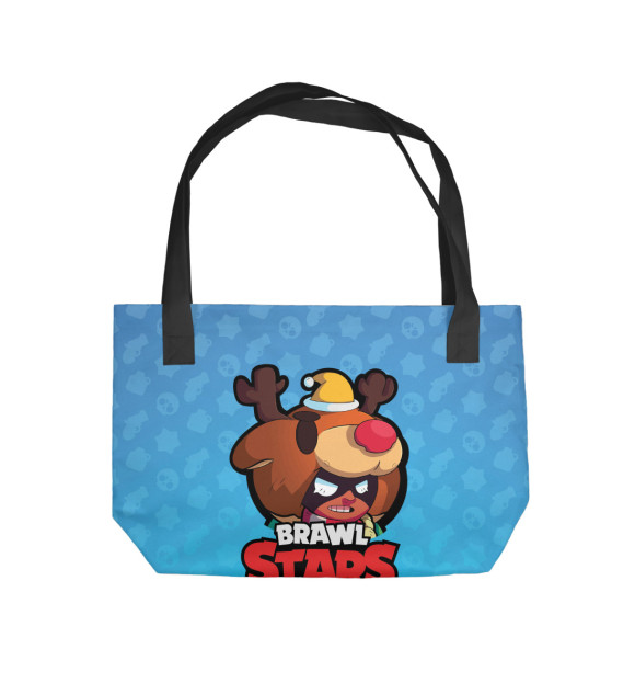Пляжная сумка с изображением Brawl Stars - Nita цвета 