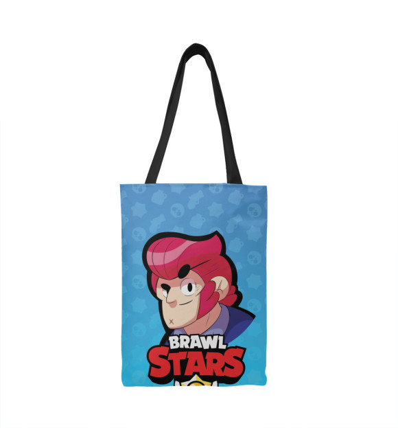 Сумка-шоппер с изображением Brawl Stars - Colt цвета 