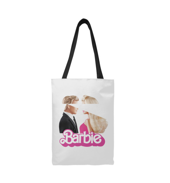 Сумка-шоппер с изображением Барби и Кен цвета 