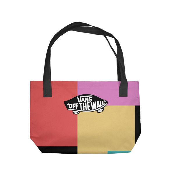 Пляжная сумка с изображением Vans Color цвета 