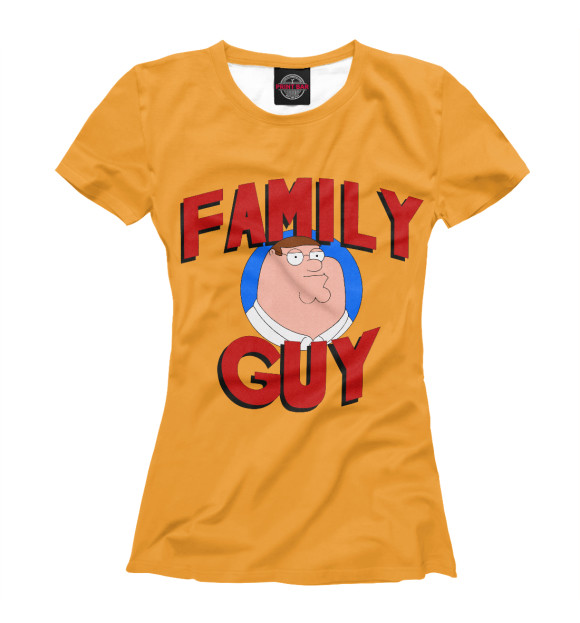 Женская футболка с изображением Family Guy цвета Белый