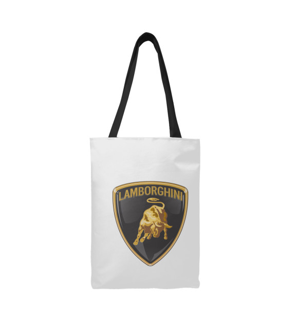 Сумка-шоппер с изображением Lamborghini цвета 