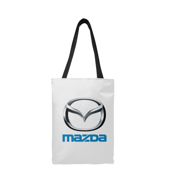 Сумка-шоппер с изображением Mazda цвета 