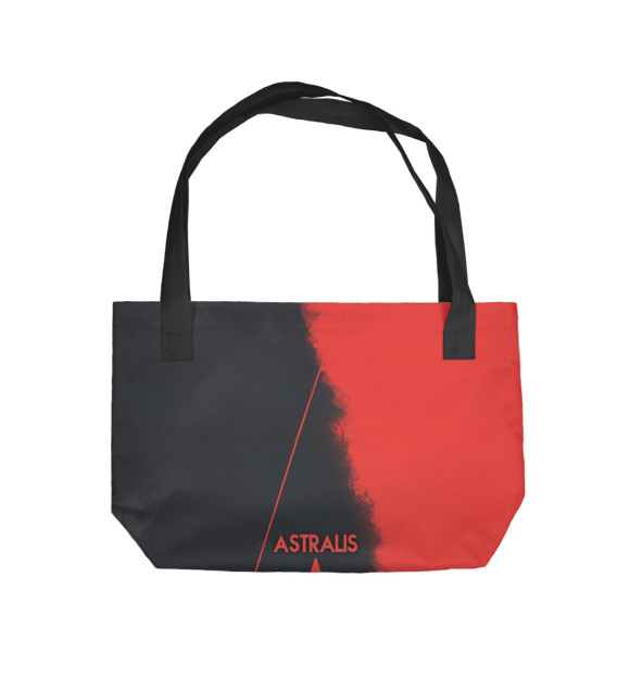 Пляжная сумка с изображением Astralis цвета 