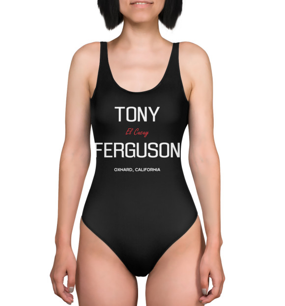 Купальник-боди с изображением Tony Ferguson El Cucuy цвета 