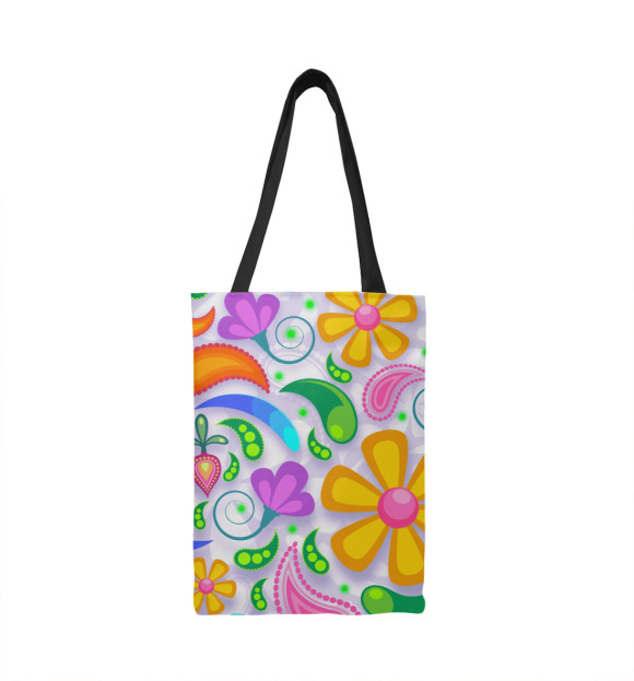 Сумка-шоппер с изображением Flower Time цвета 