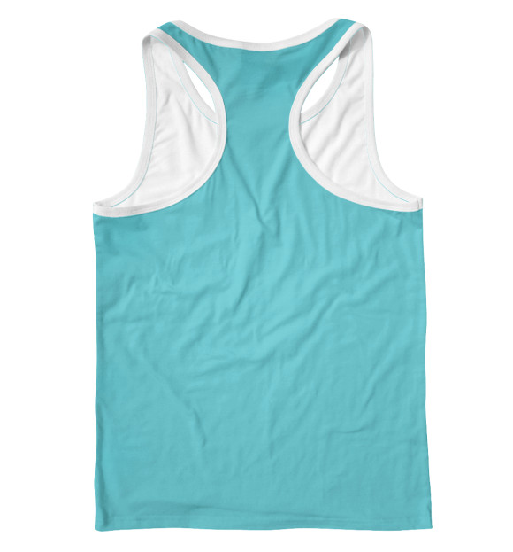 Мужская майка-борцовка с изображением Sailboat цвета Белый