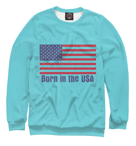

Свитшоты Print Bar, Белый, Born in the USA