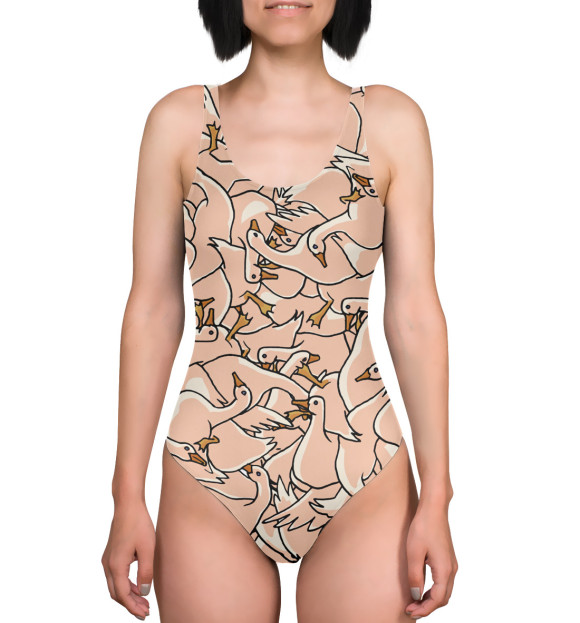 Купальник-боди с изображением Gussi Oglaf цвета 