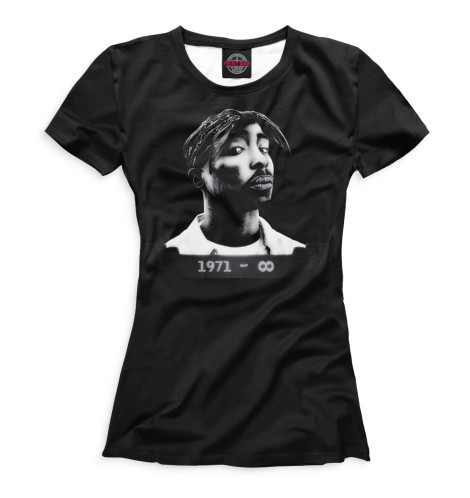 

Футболки Print Bar, Белый, 2Pac