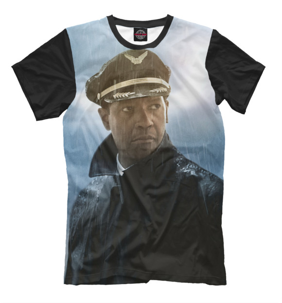 Футболка для мальчиков с изображением Экипаж цвета Черный