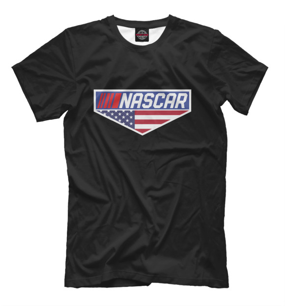 Футболка для мальчиков с изображением NASCAR цвета Белый