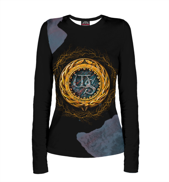 Женский лонгслив с изображением Whitesnake цвета Белый