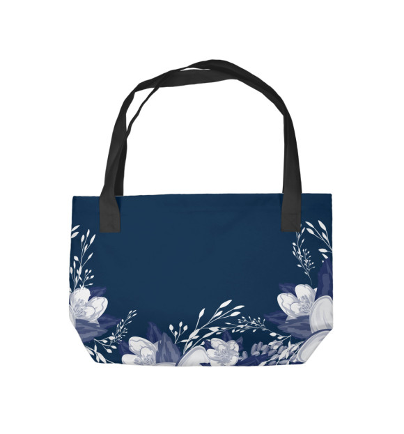 Пляжная сумка с изображением Blues цвета 
