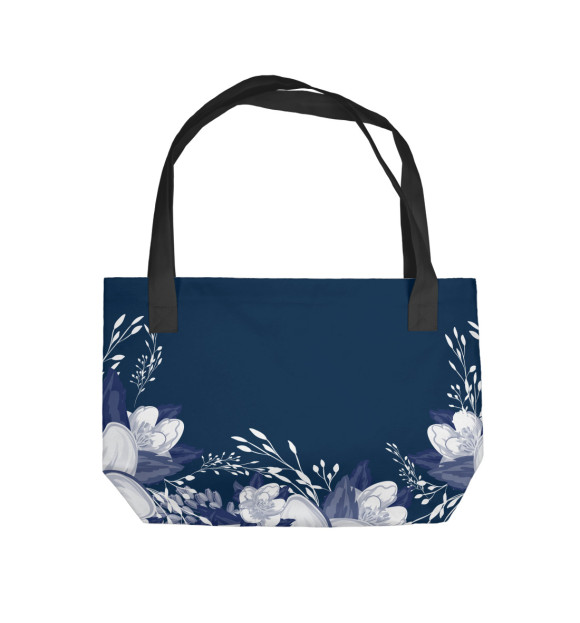 Пляжная сумка с изображением Blues цвета 