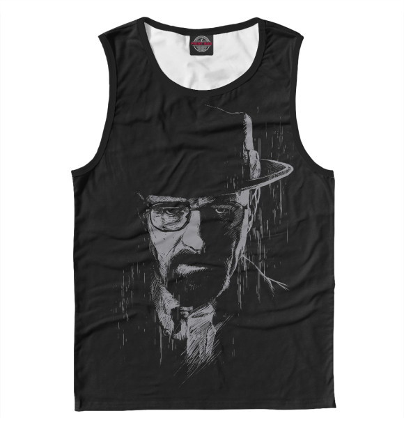 Майка для мальчика с изображением Heisenberg цвета Белый