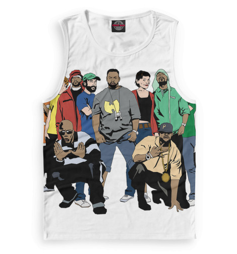 

Майки Print Bar, Белый, Wu-Tang Clan