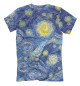 Мужская футболка Звездное небо Ван Гога