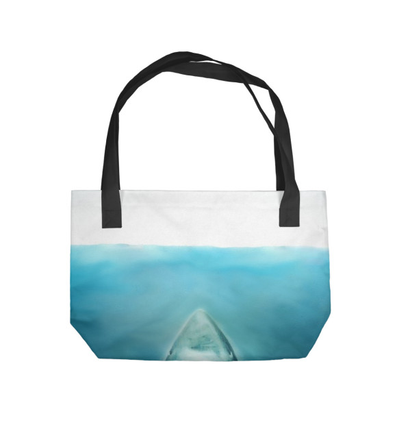 Пляжная сумка с изображением Акула цвета 