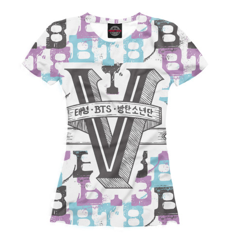 

Футболки Print Bar, Белый, BTS