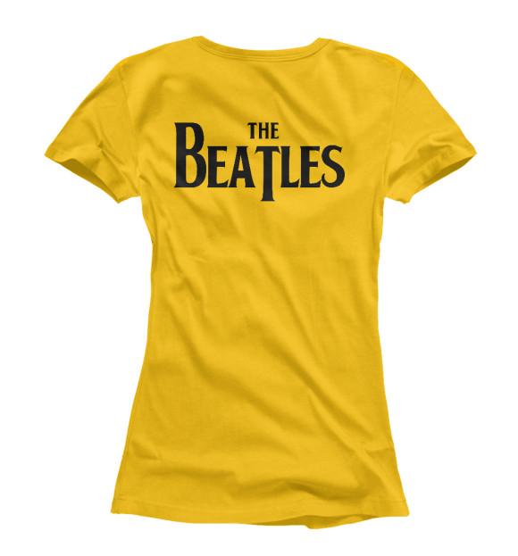 Футболка для девочек с изображением The Beatles цвета Белый