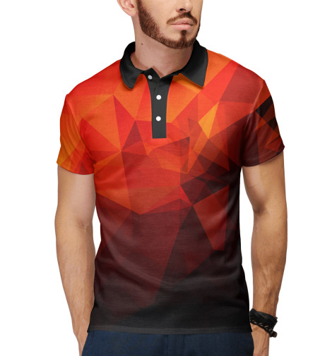 

Поло Print Bar, Белый, Грани