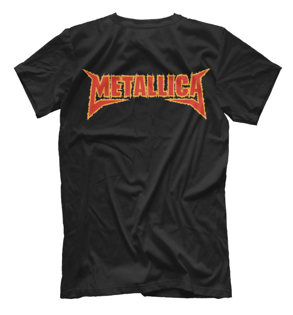 Мужская футболка с изображением Metallica цвета Белый