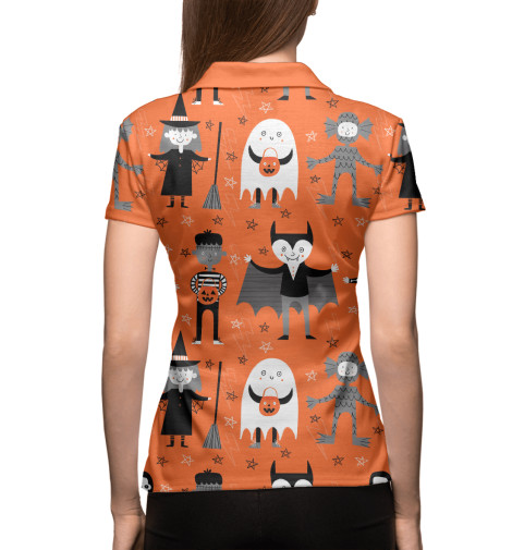 

Поло Print Bar, Белый, Halloween