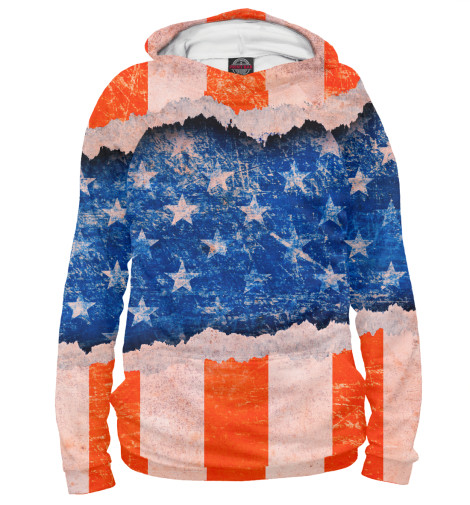 

Худи Print Bar, Белый, Америка