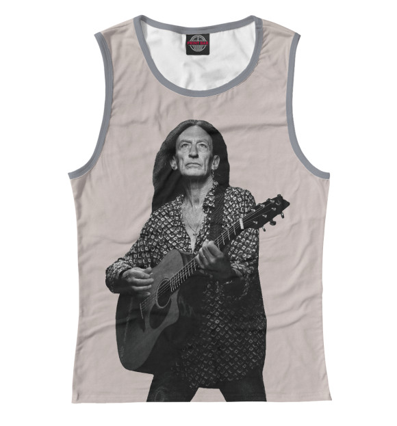 Женская майка с изображением KEN HENSLEY цвета Белый