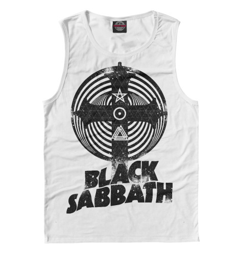 

Майки Print Bar, Белый, Black Sabbath