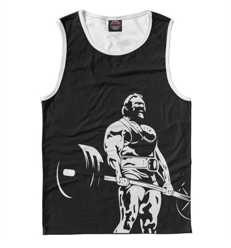 

Майки Print Bar, Белый, Бодибилдинг