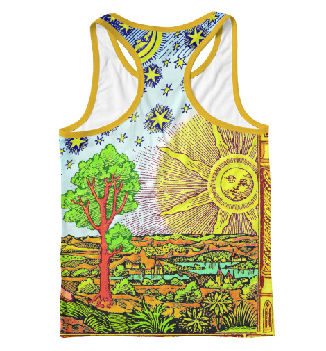 

Майки борцовки Print Bar, Белый, Гравюра Фламмариона в цвете