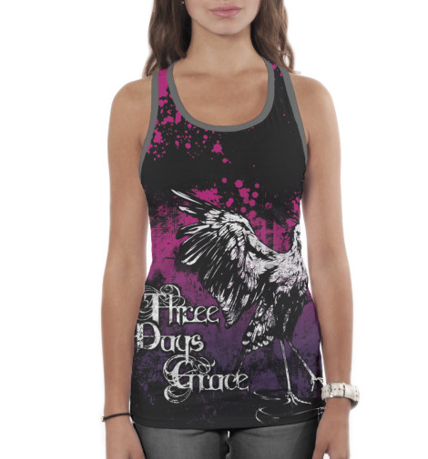 

Майки борцовки Print Bar, Белый, Three Days Grace