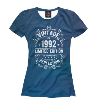 Женская футболка Vintage 1992